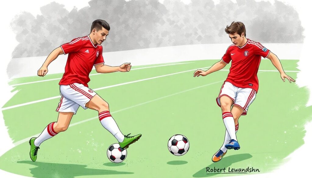 История лучших бомбардиров и их секреты удара - иллюстрация