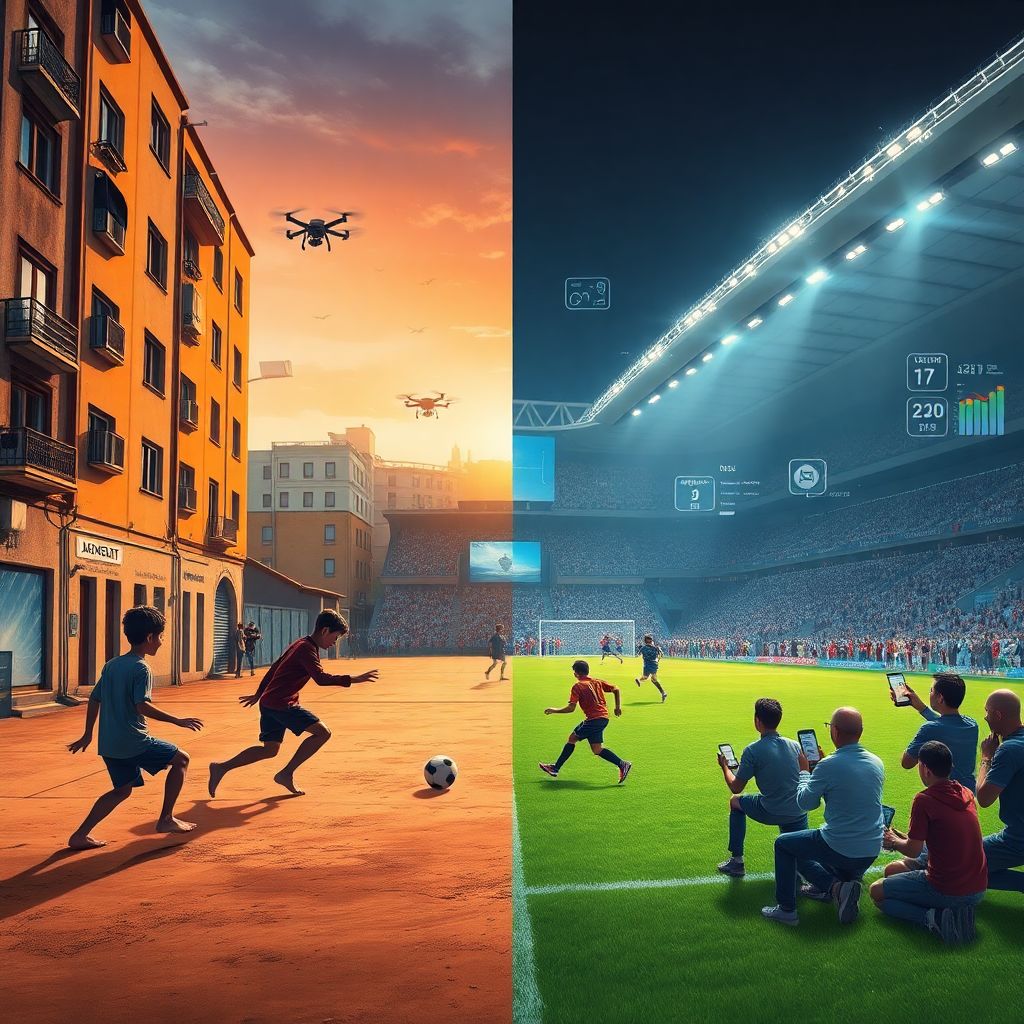 Футбол вчера и сегодня: хроники перемен в игре, тактике и жизни болельщиков