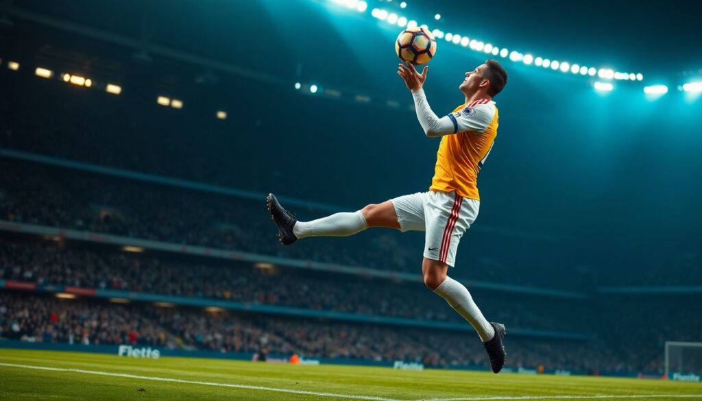 Великие игроки и их легендарные голевые подвиги - иллюстрация