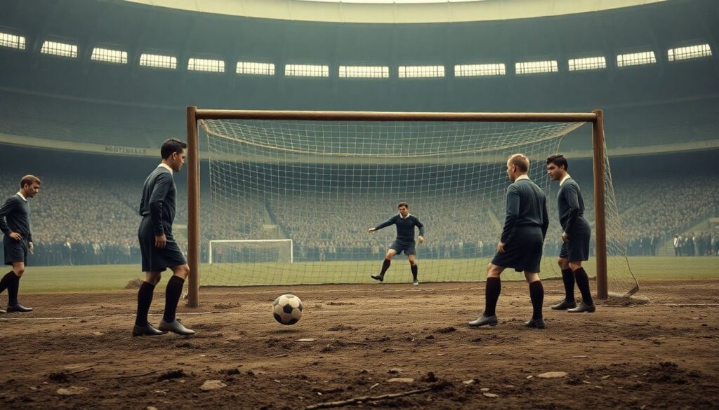 История великих пенальти и их эволюция - иллюстрация