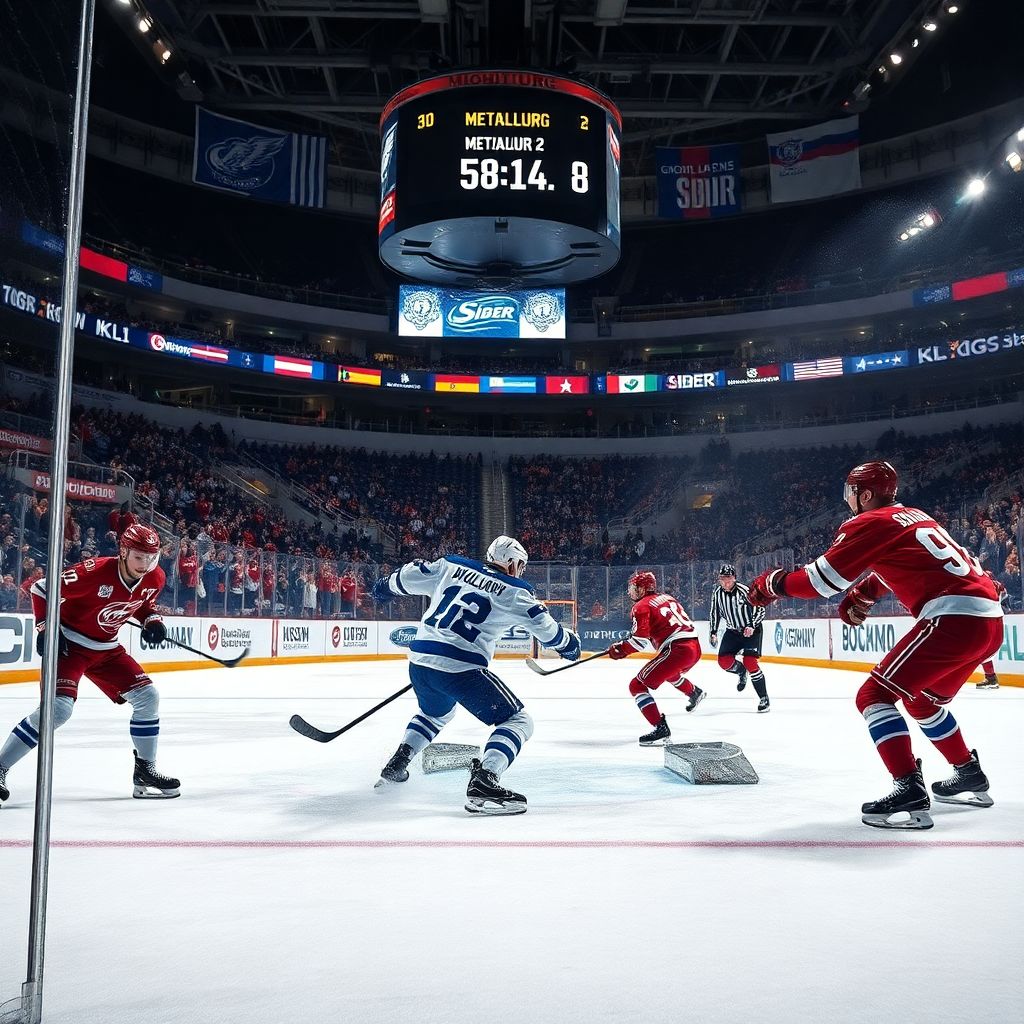 Гол Косолапова принес «Сибири» выездную победу над «Металлургом» в КХЛ