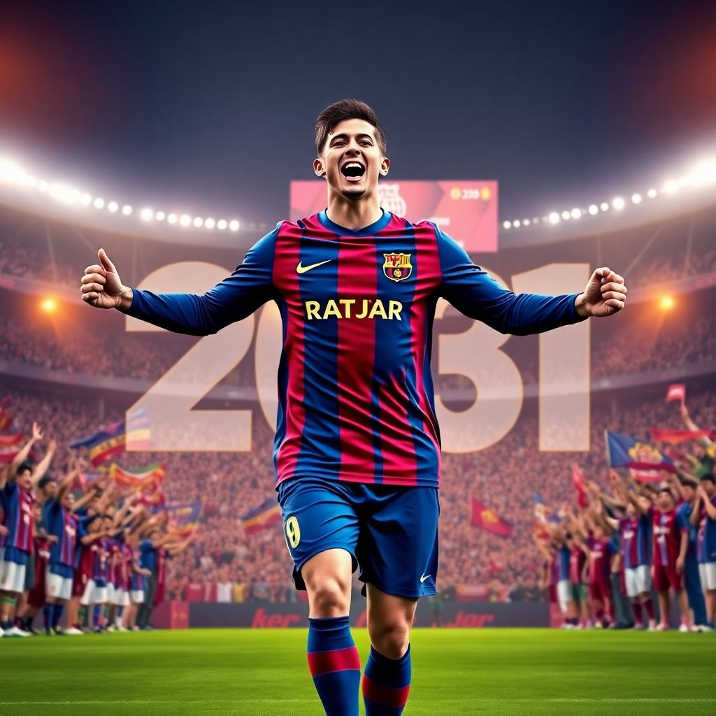 «Барселона» продлила контракт с Фермином Лопесом до 2031 года